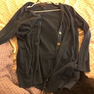 Blue cardigan
